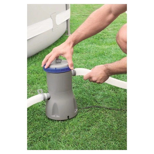 Pompa filtrująca do basenu Bestway Flowclear 58386 – widok z boku